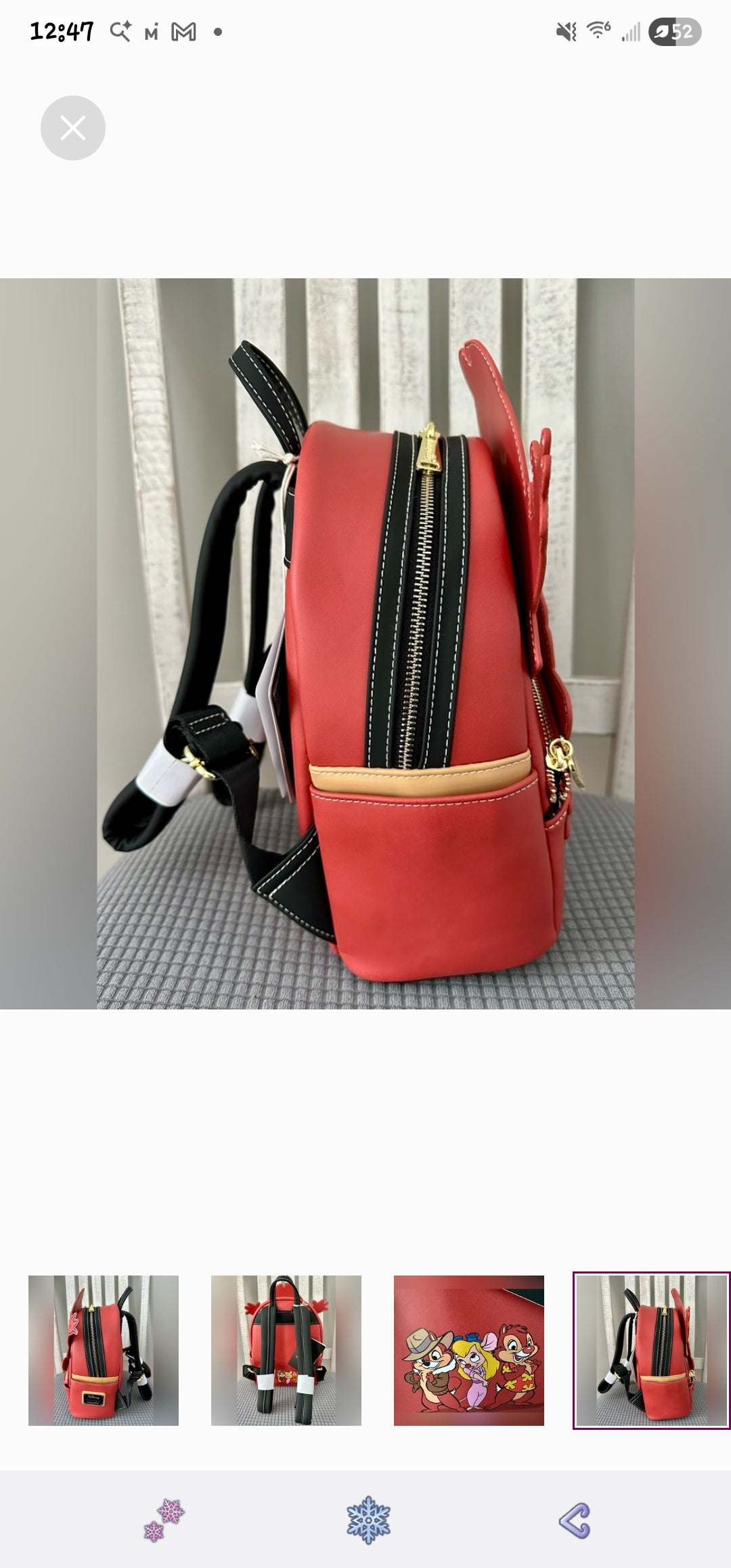 Loungefly Disney Chip and Dale Rescue Rangers Exclusive Backpack