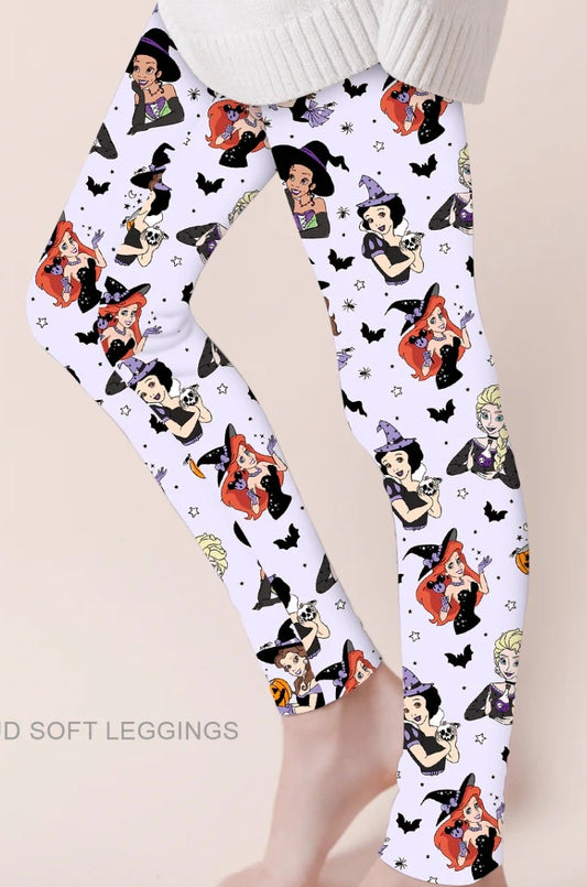 CP Disney Princess as Witches Leggings