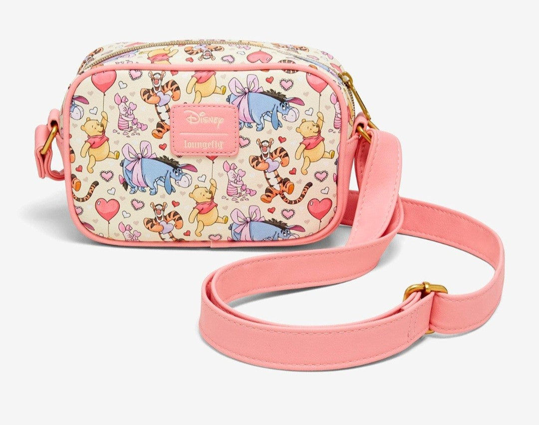 Loungefly Disney Winnie the Pooh and Friends Valentine's Crossbody Bag