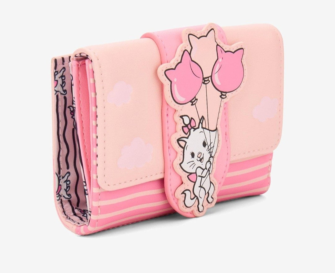 Loungefly Disney Marie Holding Heart Balloons Valentine's Wallet