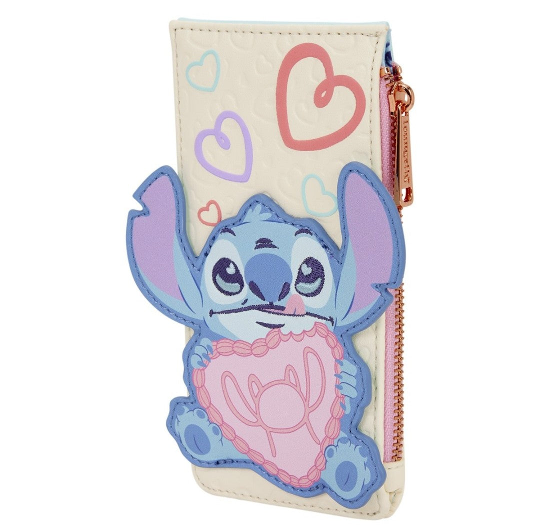 Loungefly Lilo & Stitch Be Mine Vintage Cake Large Card Holder