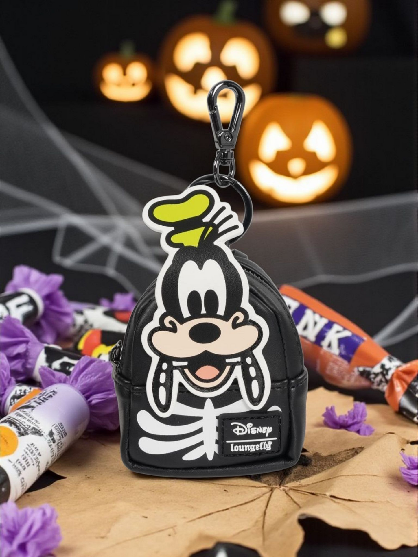 Loungefly Disney Mickey and Friends Halloween Exclusive Mini-Backpack Bag Clips