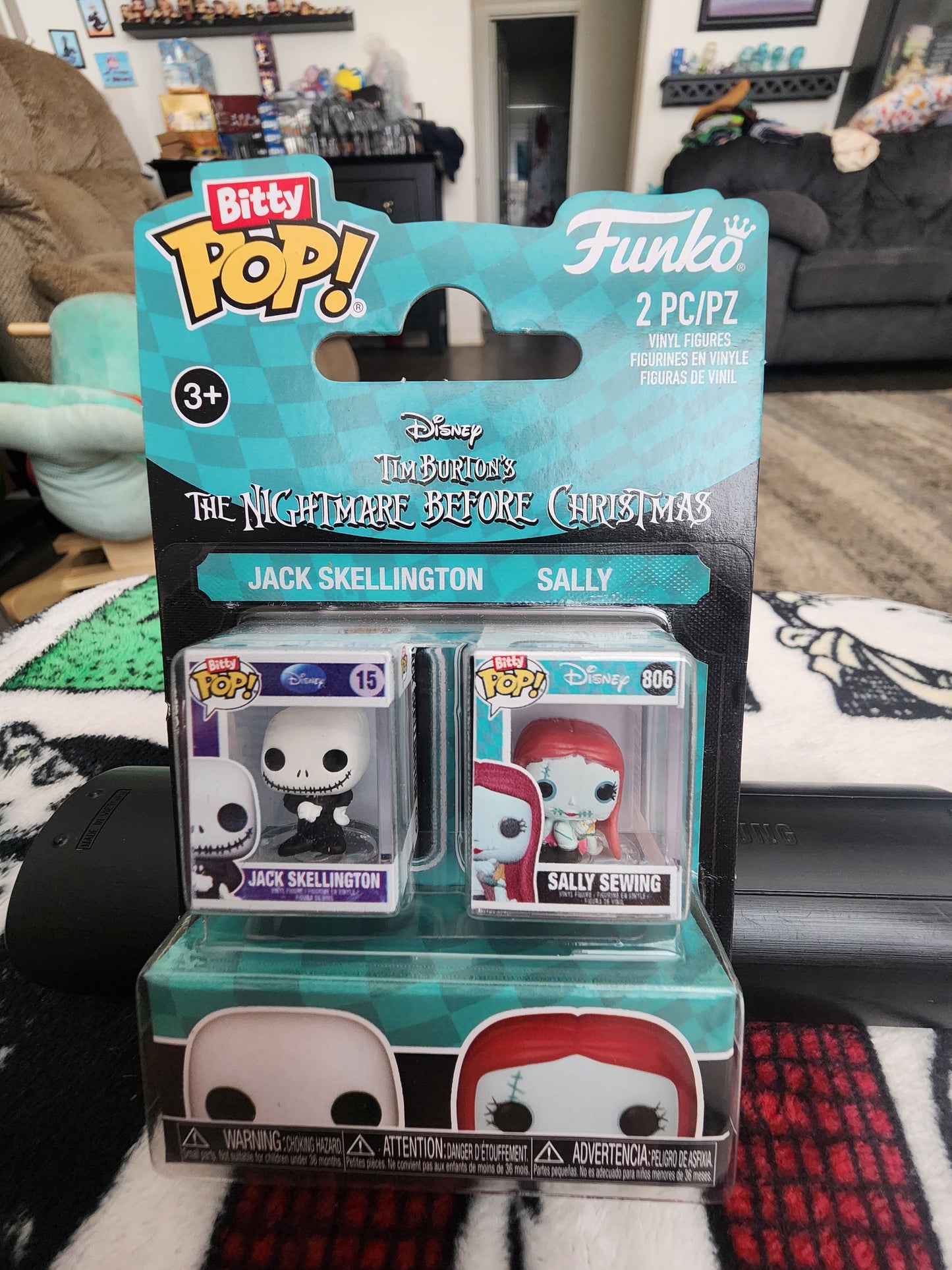 Funko Disney Nightmare Before Christmas Bitty Pop 2 Pack Set