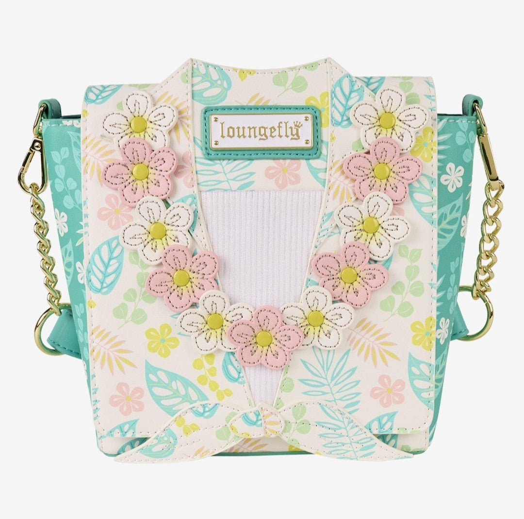 Loungefly Aloha! Floral Hawaiian Shirt Crossbody Bag