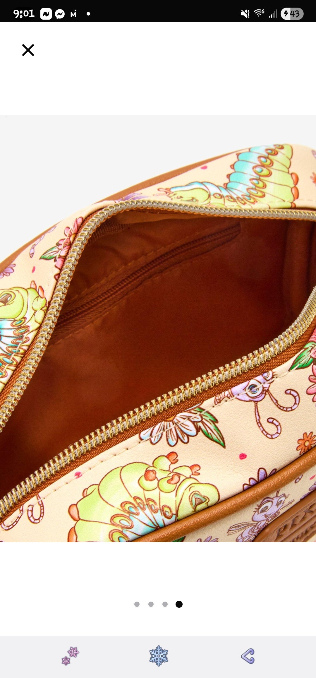 Loungefly Disney Bugs Life Crossbody Bag