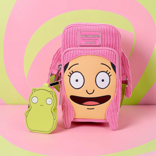 HH) Loungefly Bob's Burgers Louise Cosplay Cellphone Crossbody Bag with Coin Bag