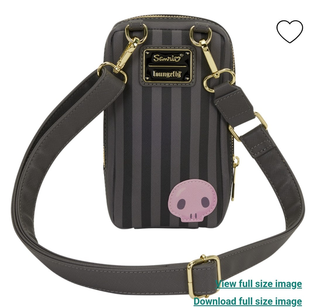 Loungefly Hello Kitty Kuromi 20th Anniversary Crossbody Bag