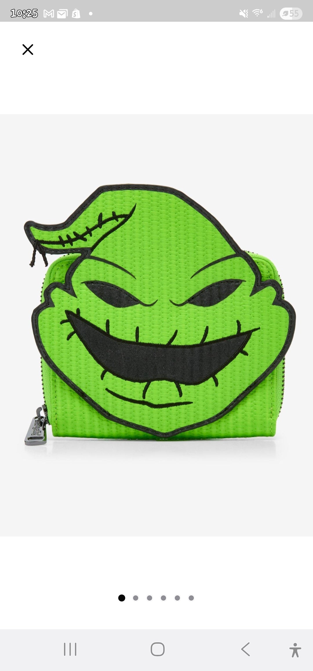 Loungefly Disney Nightmare Before Christmas Oggie Boogie Wallet
