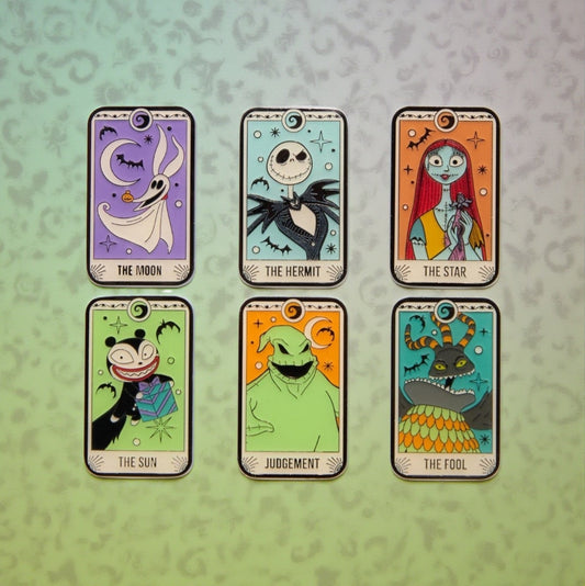 Loungefly Disney Nightmare Before Christmas Tarot Cards Mystery Pins