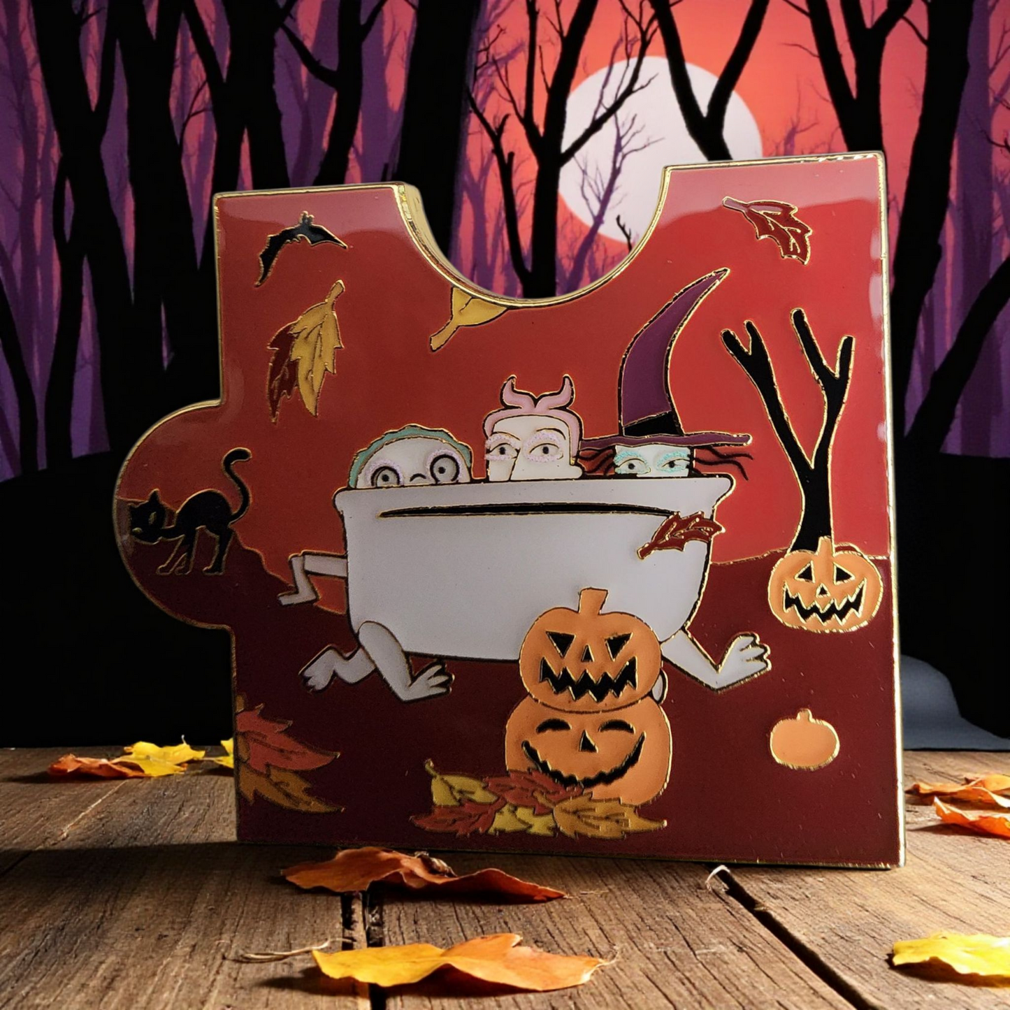 Loungefly Disney Nightmare Before Christmas Fall Harvest Puzzle Mystery Pins