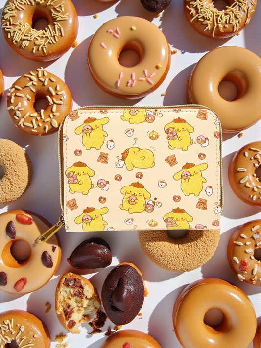 Loungefly Sanrio Hello Kitty Pompompurin Donut Wallet