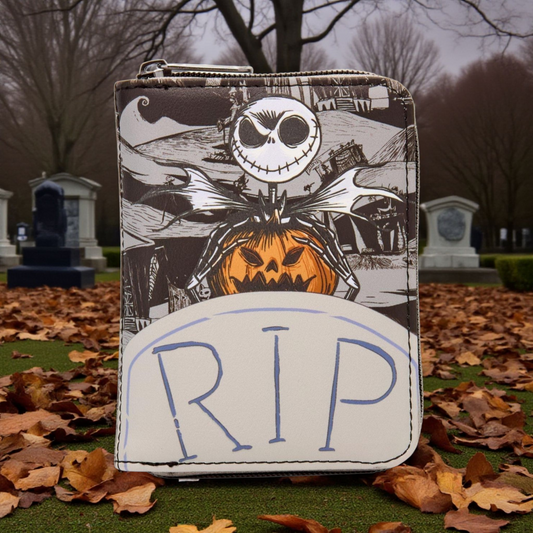 Loungefly Disney Nightmare Before Christmas Jack Skellington RIP Wallet