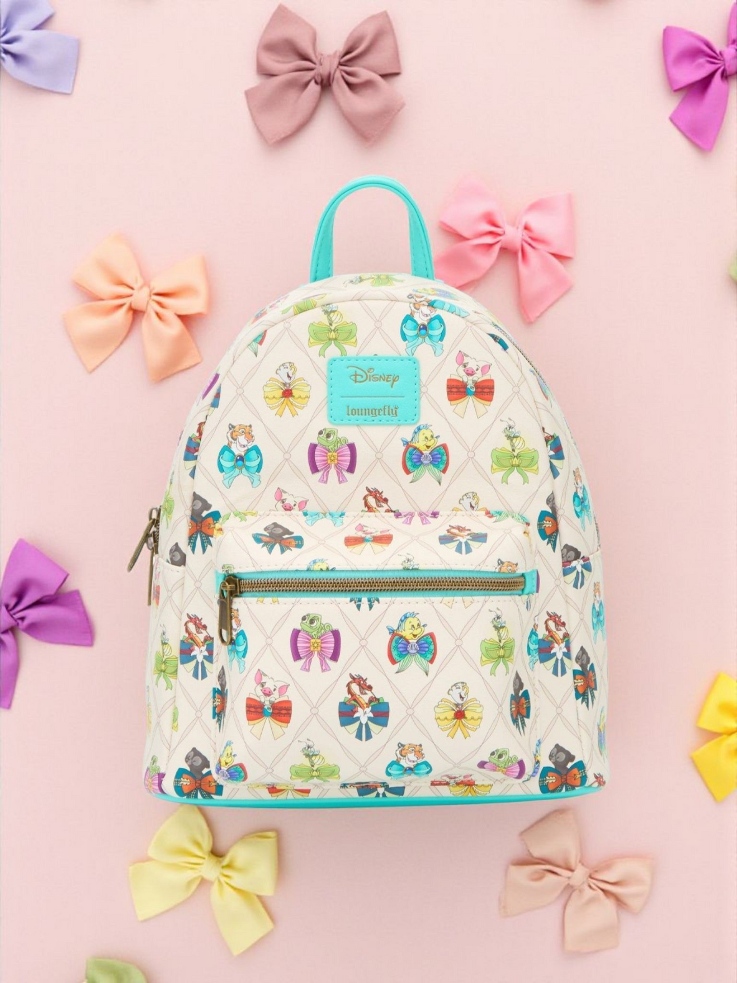 Loungefly Disney Princess Bows & Sidekicks Backpack