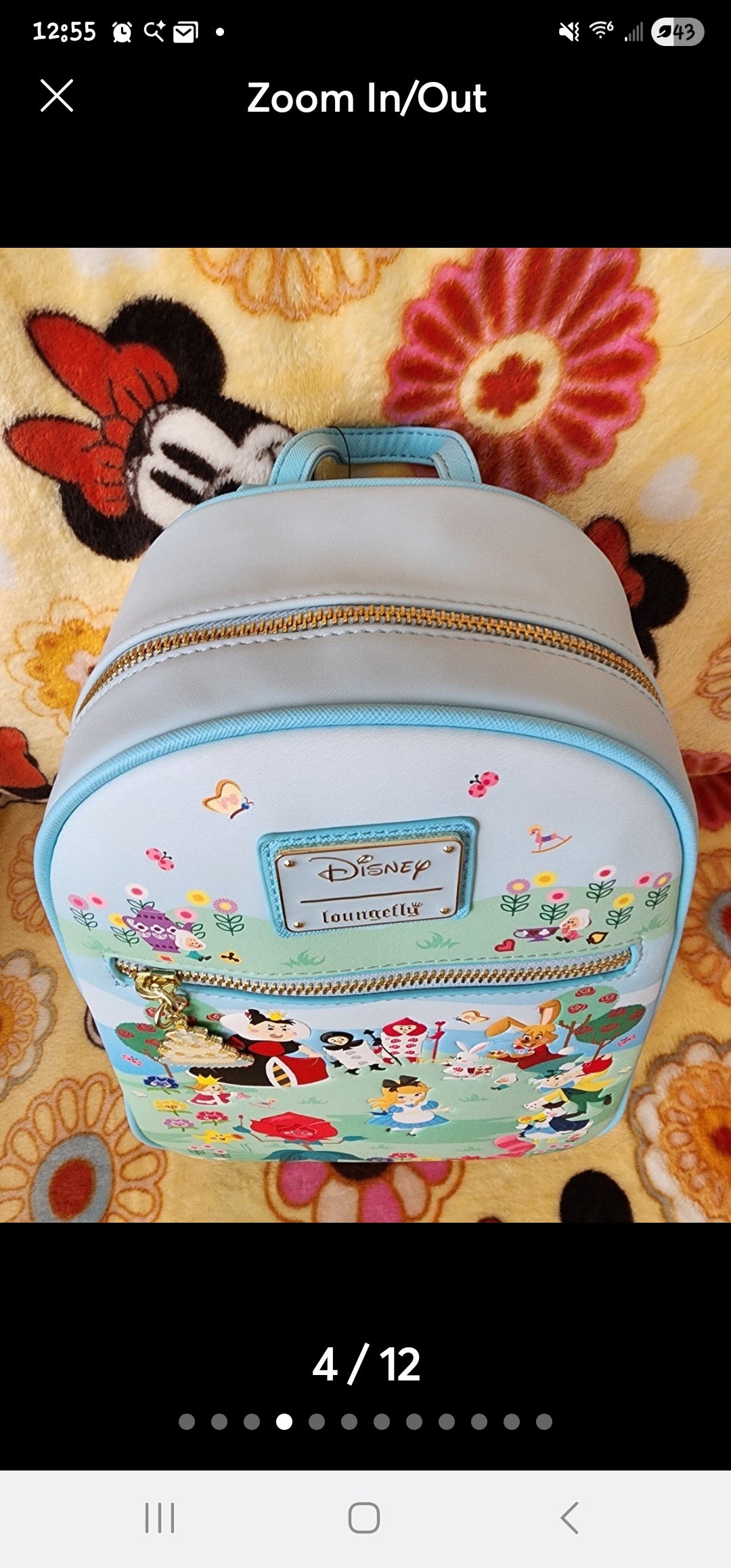 Loungefly Disney Alice in Wonderland Chibi Exclusive Backpack