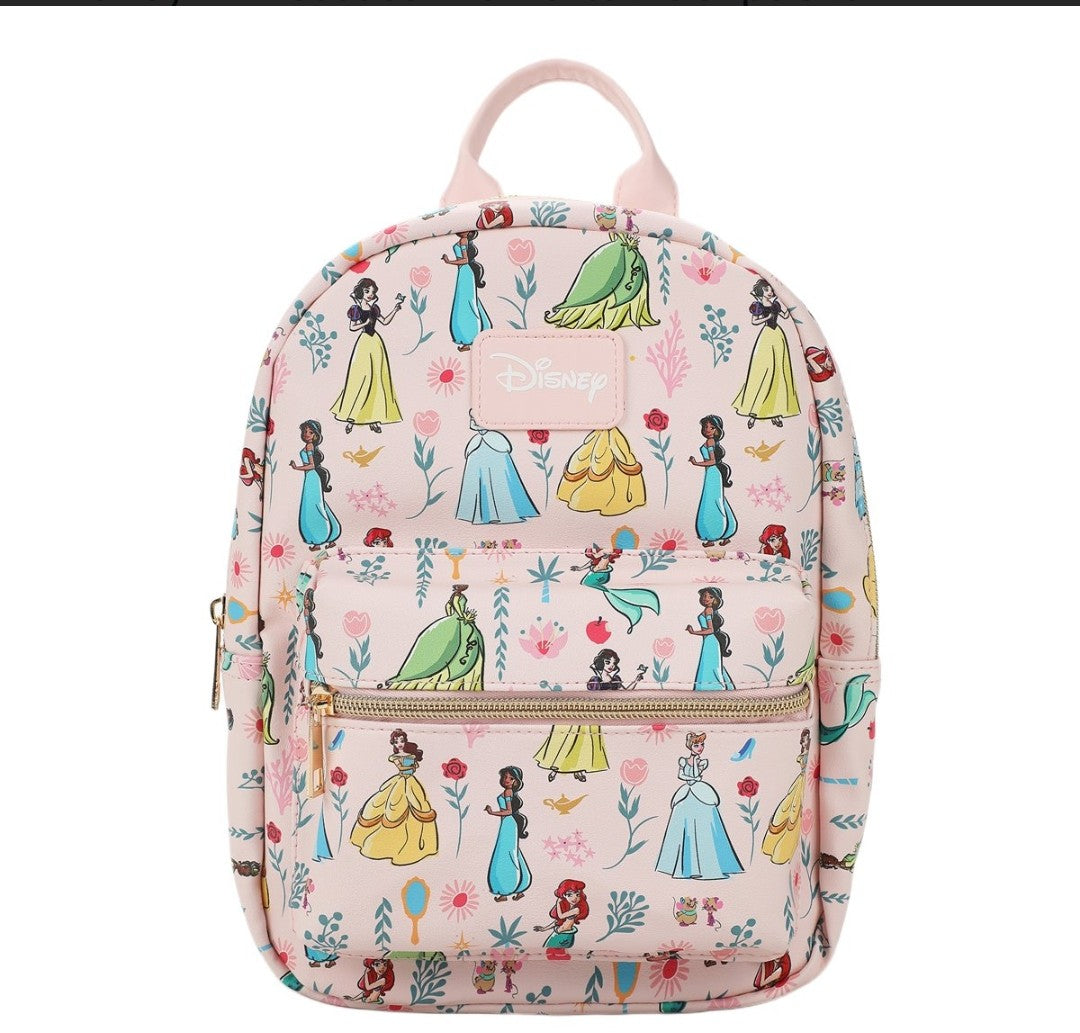 Disney Princesses All Over Print Mini-Backpack