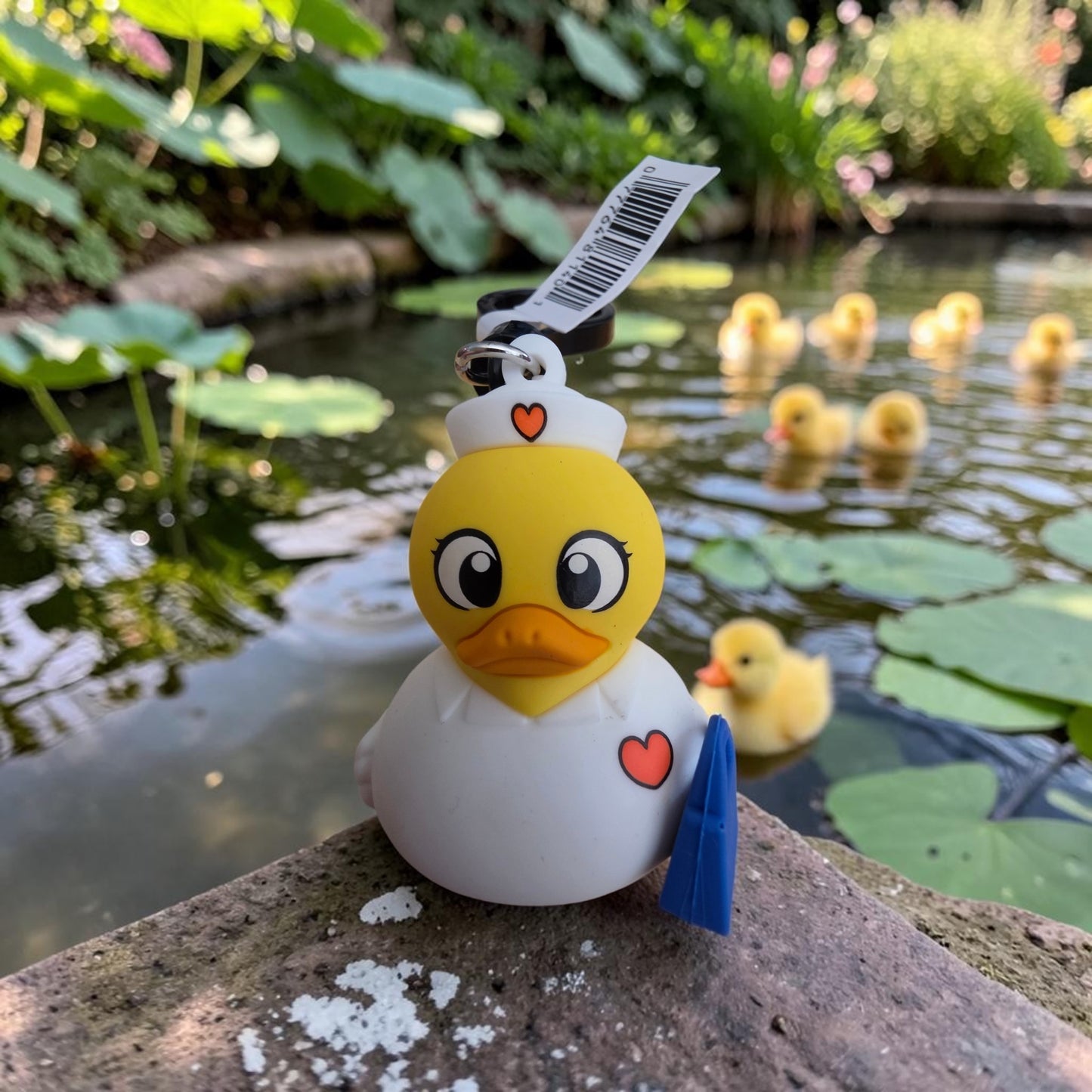 Yellow Duckies 3D Foam Bag Clips