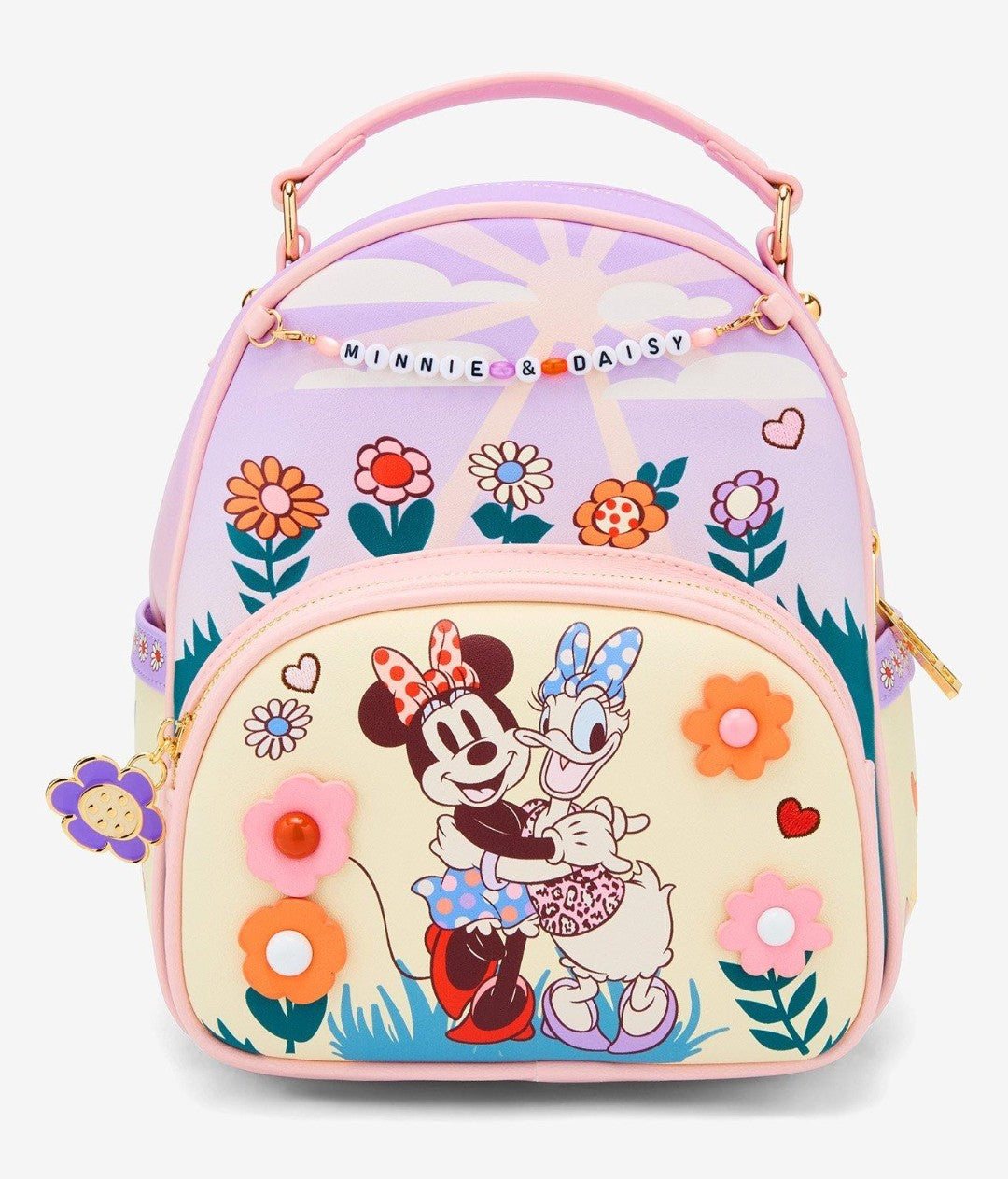 Loungefly Disney Minnie and Daisy Friendship Bracelet Backpack