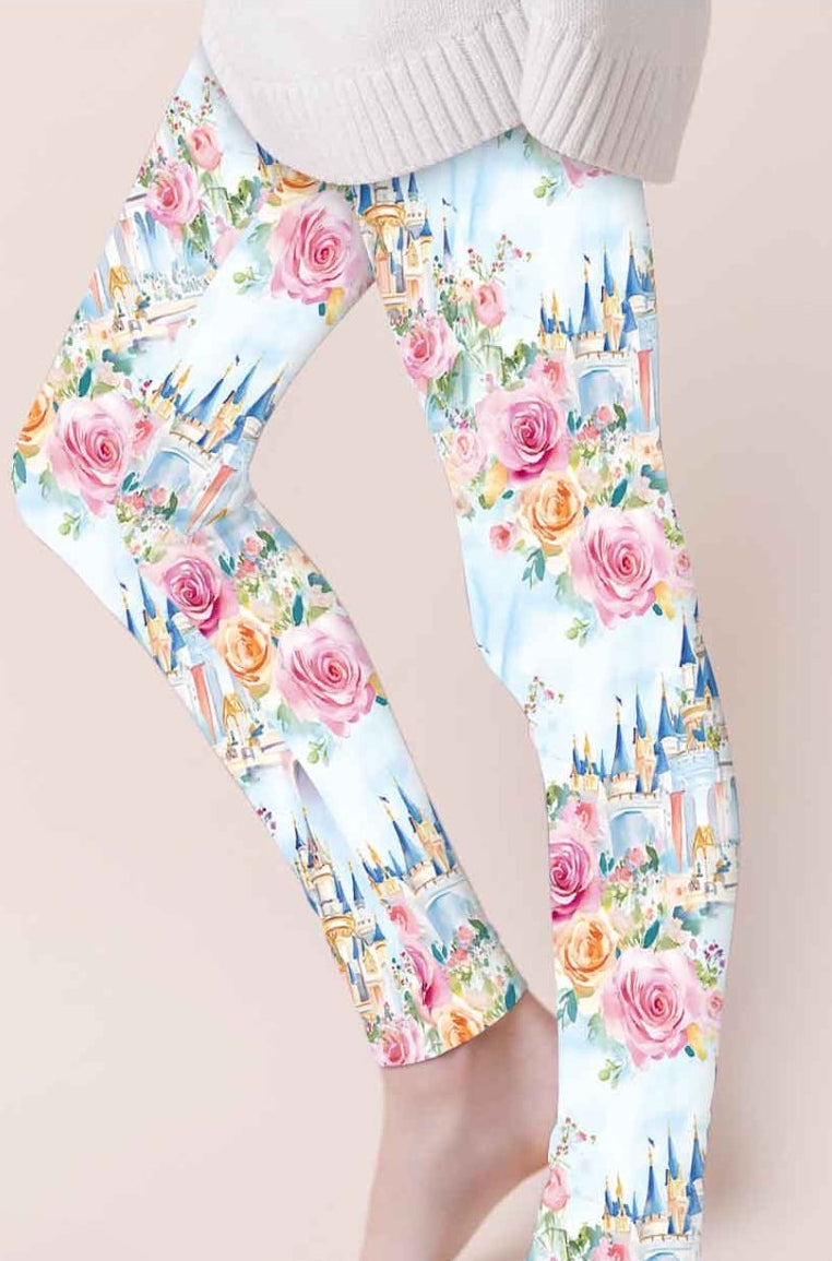 CP Disney Castles and Flowers Leggings