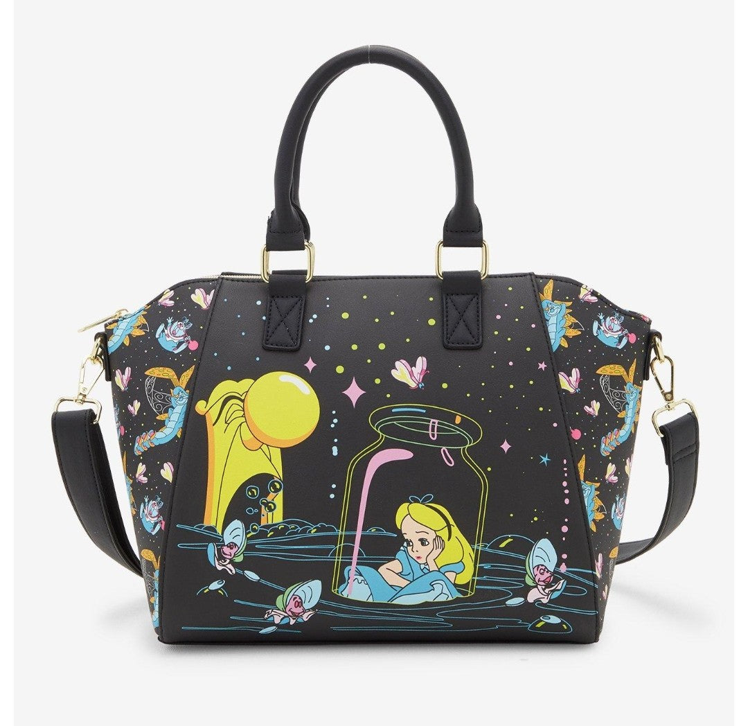 Loungefly Disney Alice in Wonderland Floating Bottle Handbag