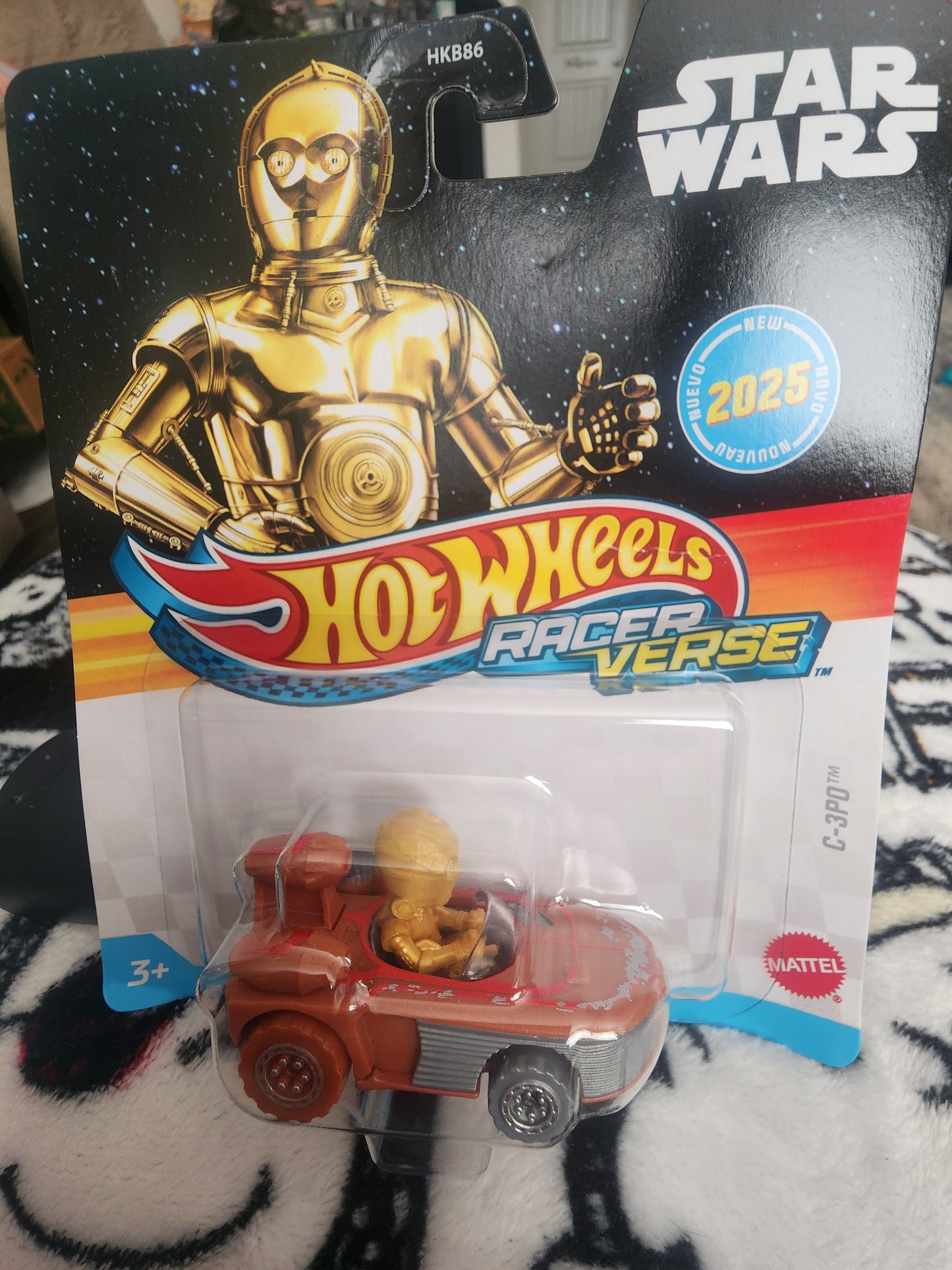Hot Wheels Star Wars C-3PO 2025 RacerVerse Car