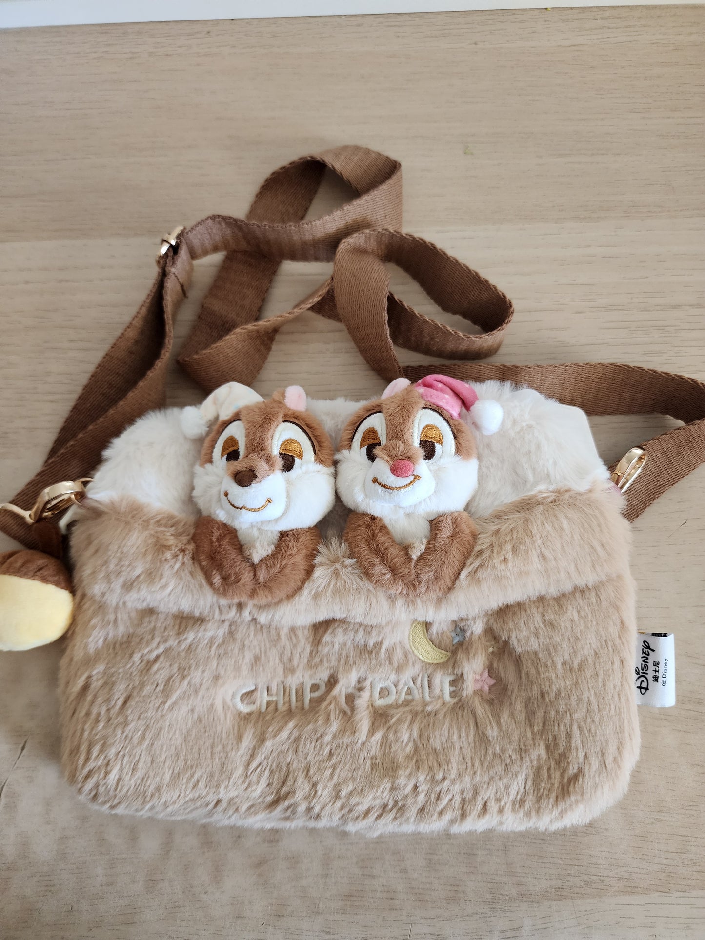 Disney Chip and Dale Plush Crossbody Bag