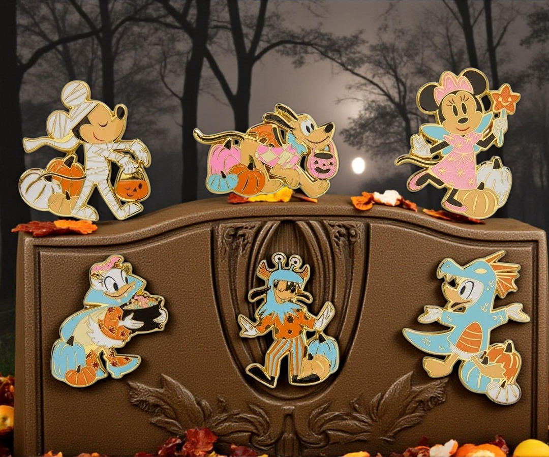 Loungefly Disney Mickey and Friends Halloween Costume Mystery Pins