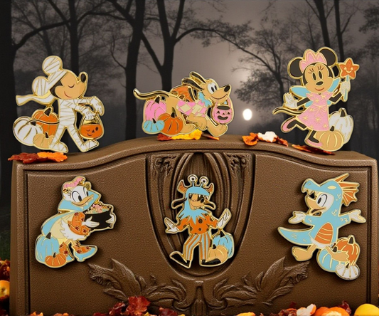 Loungefly Disney Mickey and Friends Halloween Costume Mystery Pins