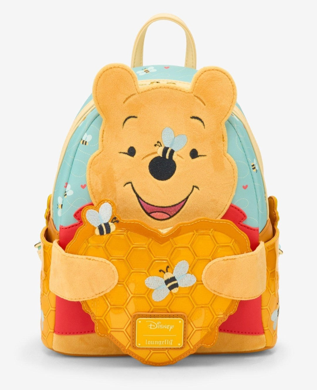 Loungefly Disney Winnie the Pooh Heart Shaped Honeycomb Backpack