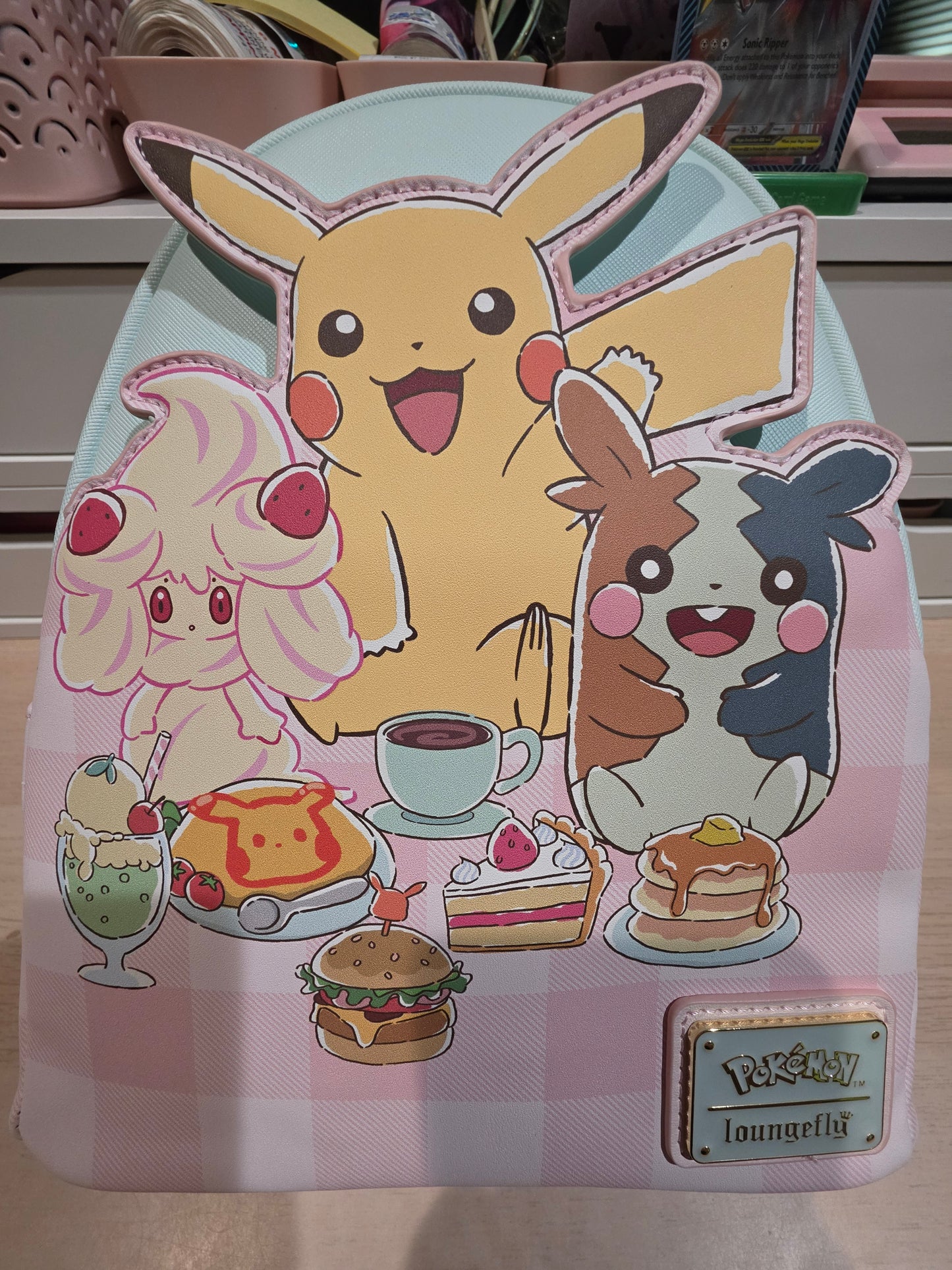 Loungefly Pokemon and Friends Cafe Dessert Exclusive Backpack