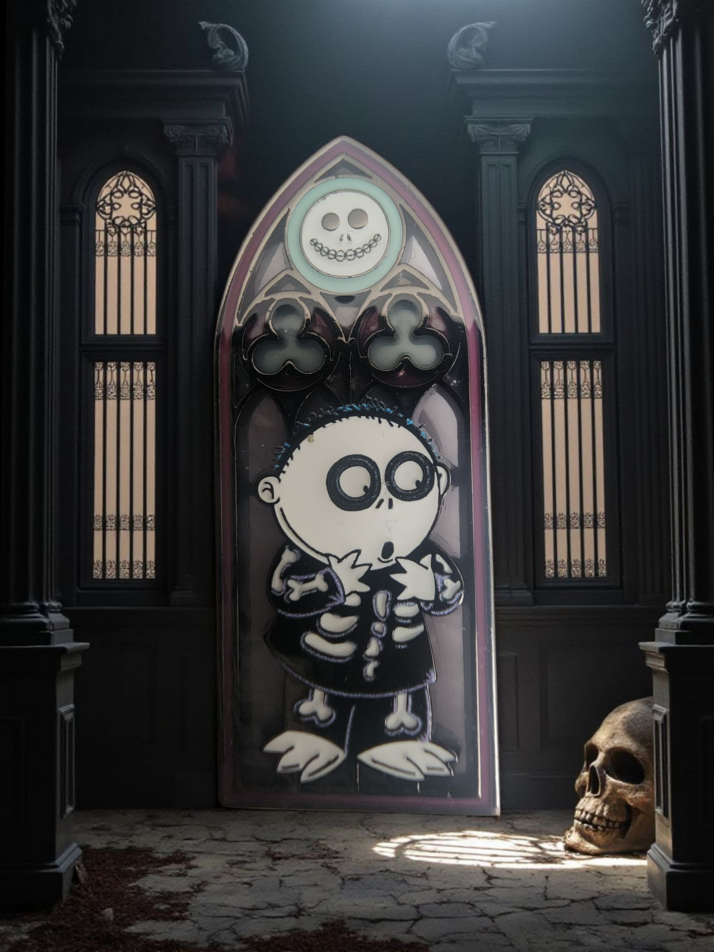 Loungefly Disney Nightmare Before Christmas Stained Glass Window Mystery Pins