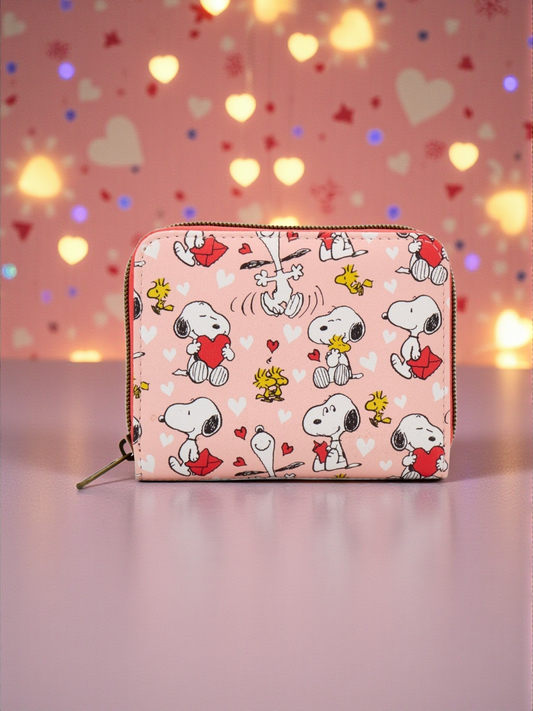 Loungefly Peanuts Snoopy and Woodstock Valentine's Wallet