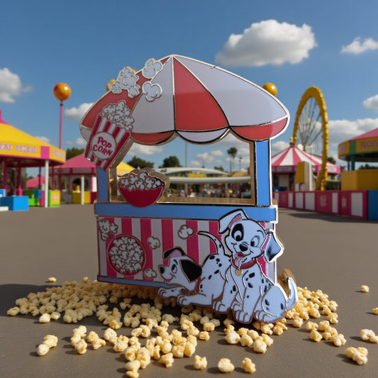 Disney Cats and Dogs Food Stand Mystery Pins