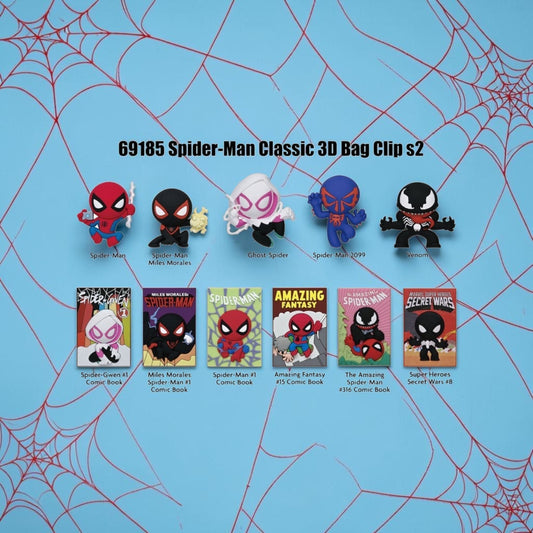 Spider-Man Classic Series 2 3D Mystery Bag Clips.