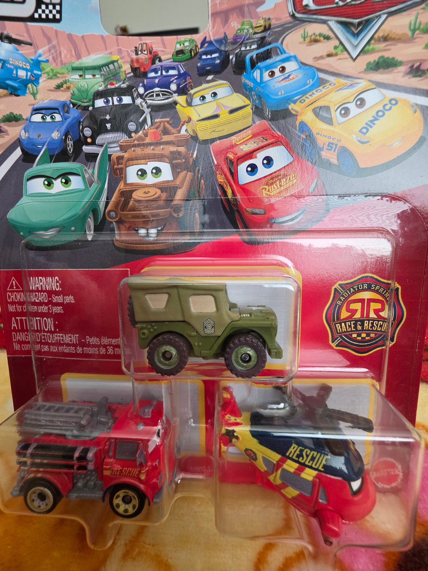 Disney Pixar Cars Mini Racers 3-Pack for 2026