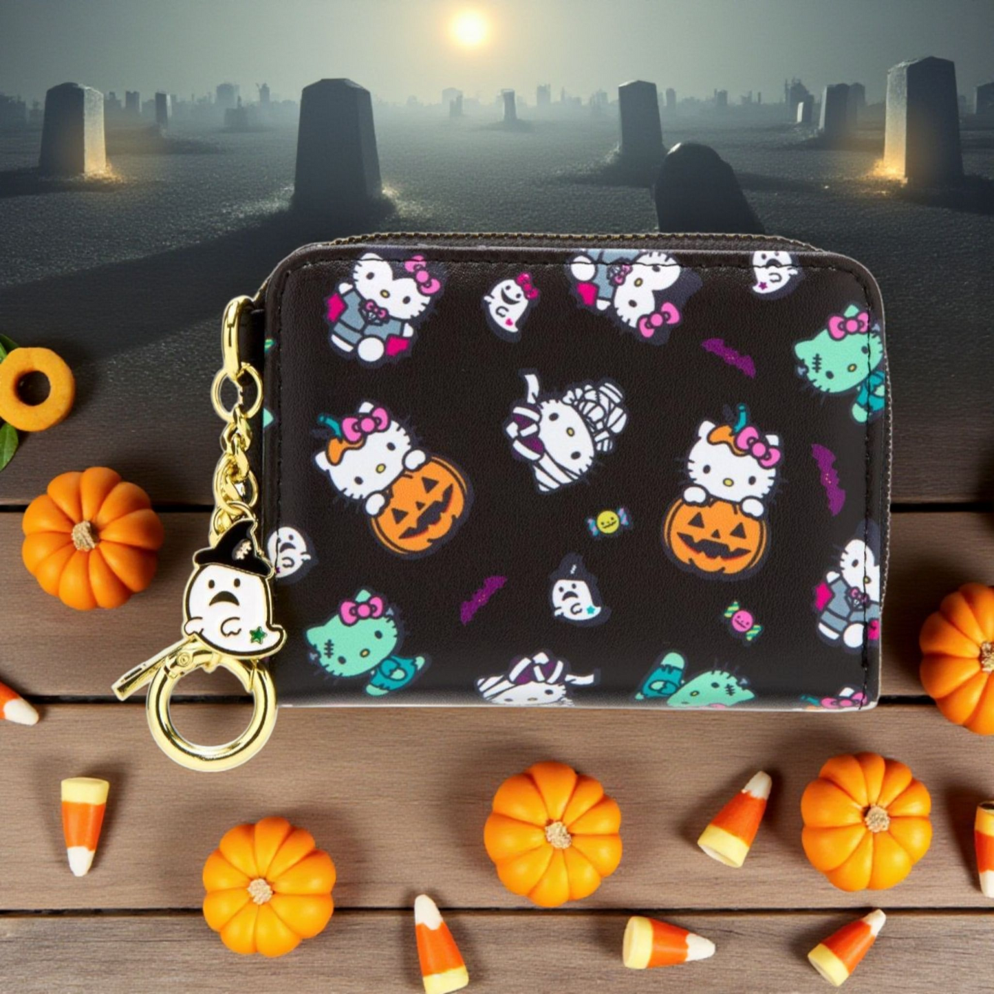 Her Universe Hello Kitty and Friends Halloween Wallet