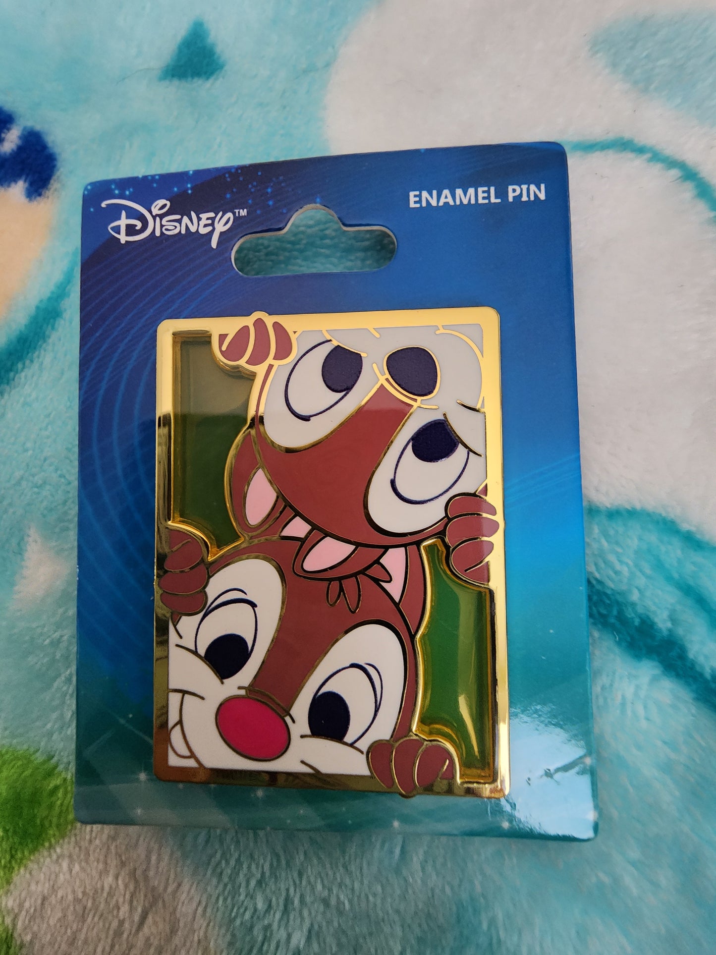 Disney Chip and Dale Silly Portrait Pin