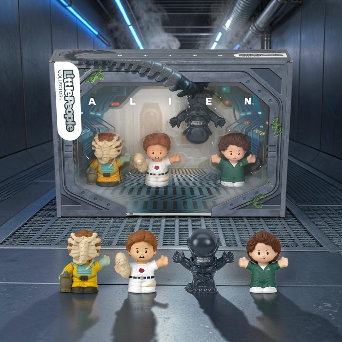 Fisher-Price Little People Alien Predator Collector Figures Set