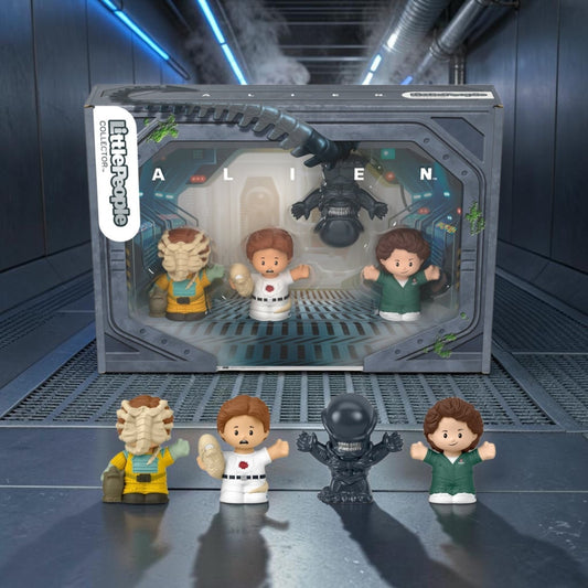 Fisher-Price Little People Alien Predator Collector Figures Set