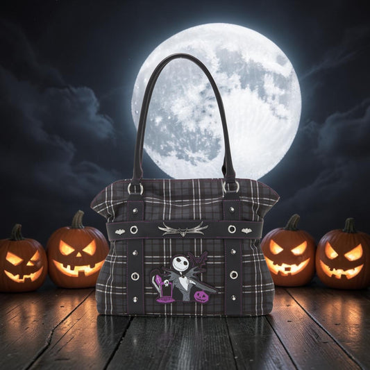 Loungefly Disney Nightmare Before Christmas Jack Skellington Satchel Bag
