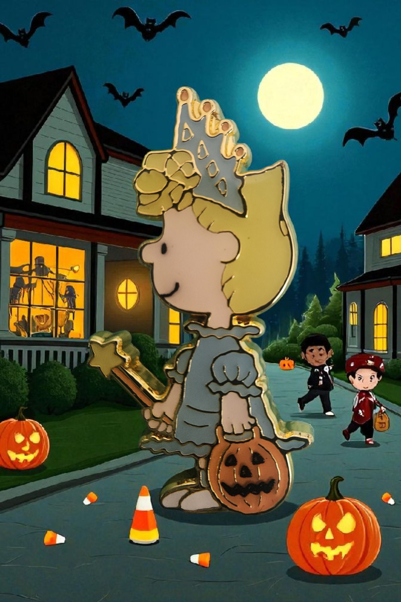 Loungefly Peanuts Charcters Costume Halloween Pins