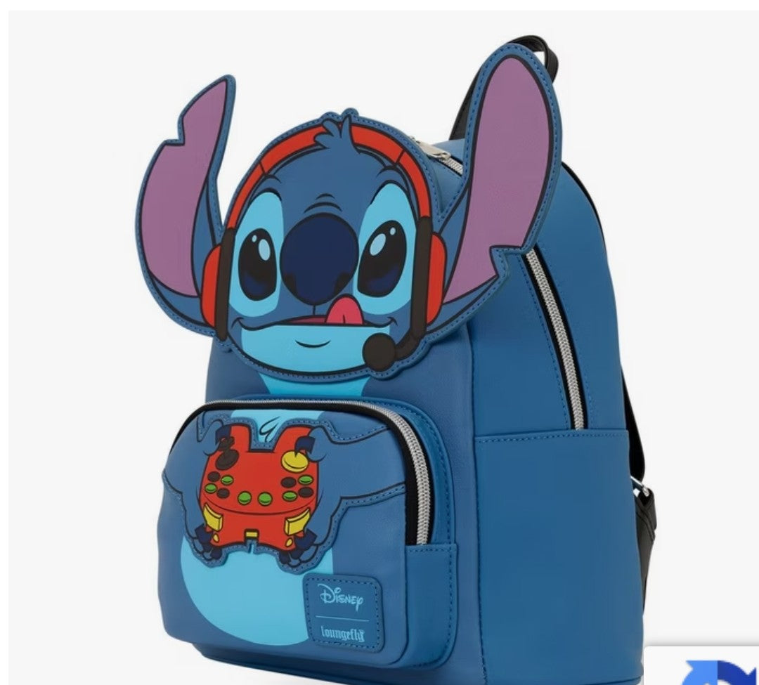 Loungefly Disney Gamer Stitch Backpack Exclusive