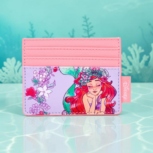 Loungefly Disney The Little Mermaid Dream Floral Card Holder
