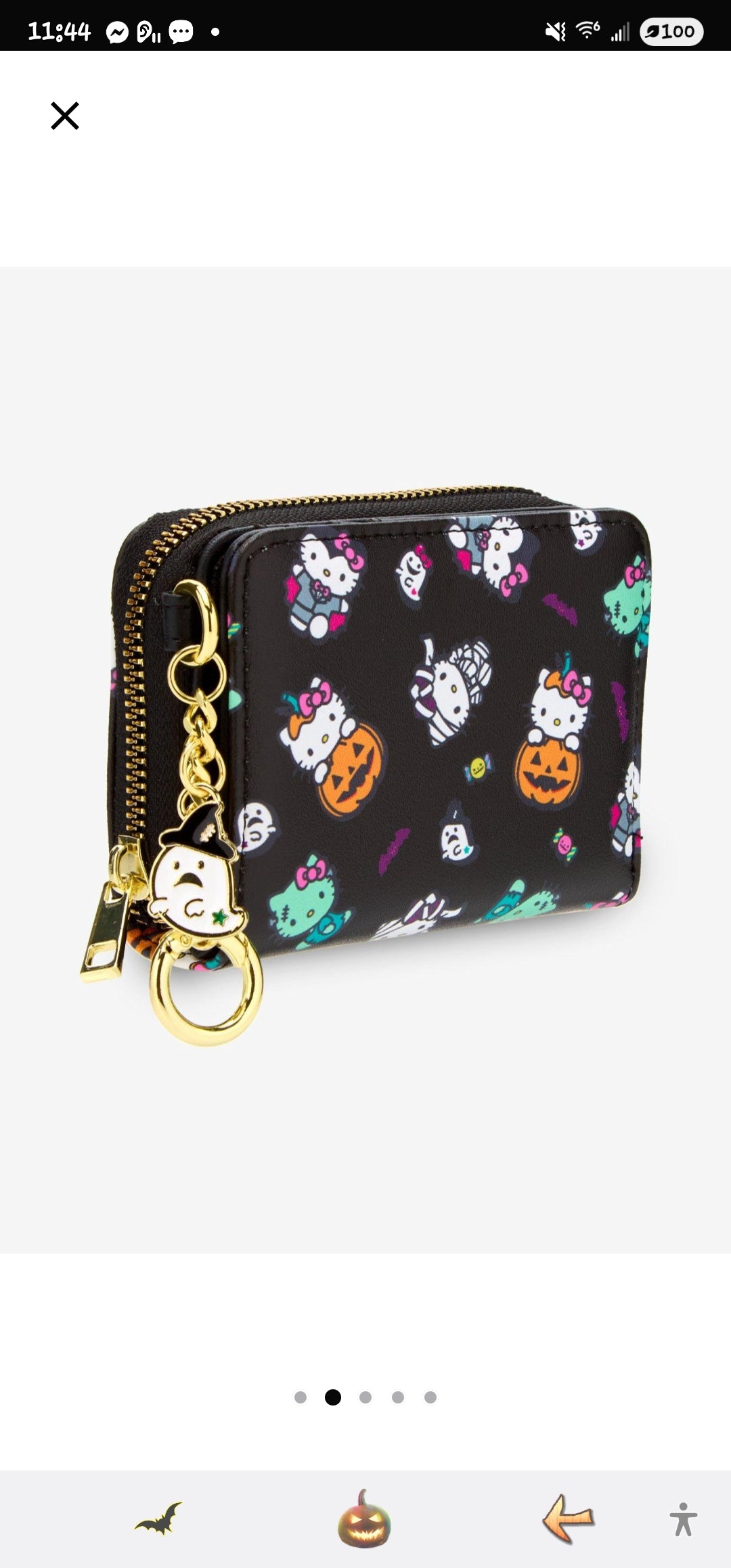 Her Universe Hello Kitty and Friends Halloween Wallet