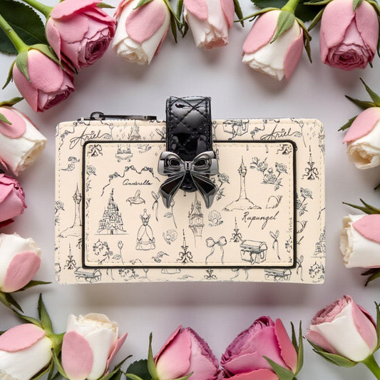 Loungefly Disney Princess Sketches Allover Design Wallet