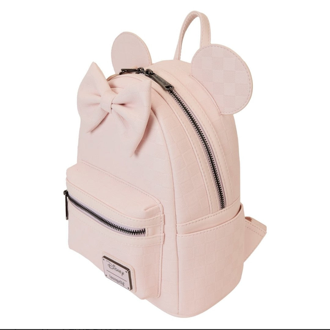 Loungefly Disney Minnie Mouse Ear Checkerboard Backpack