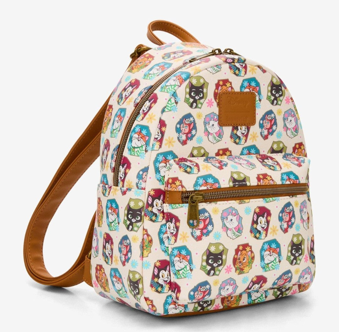 Loungefly Disney Movie Cats Flowery Portraits Backpack