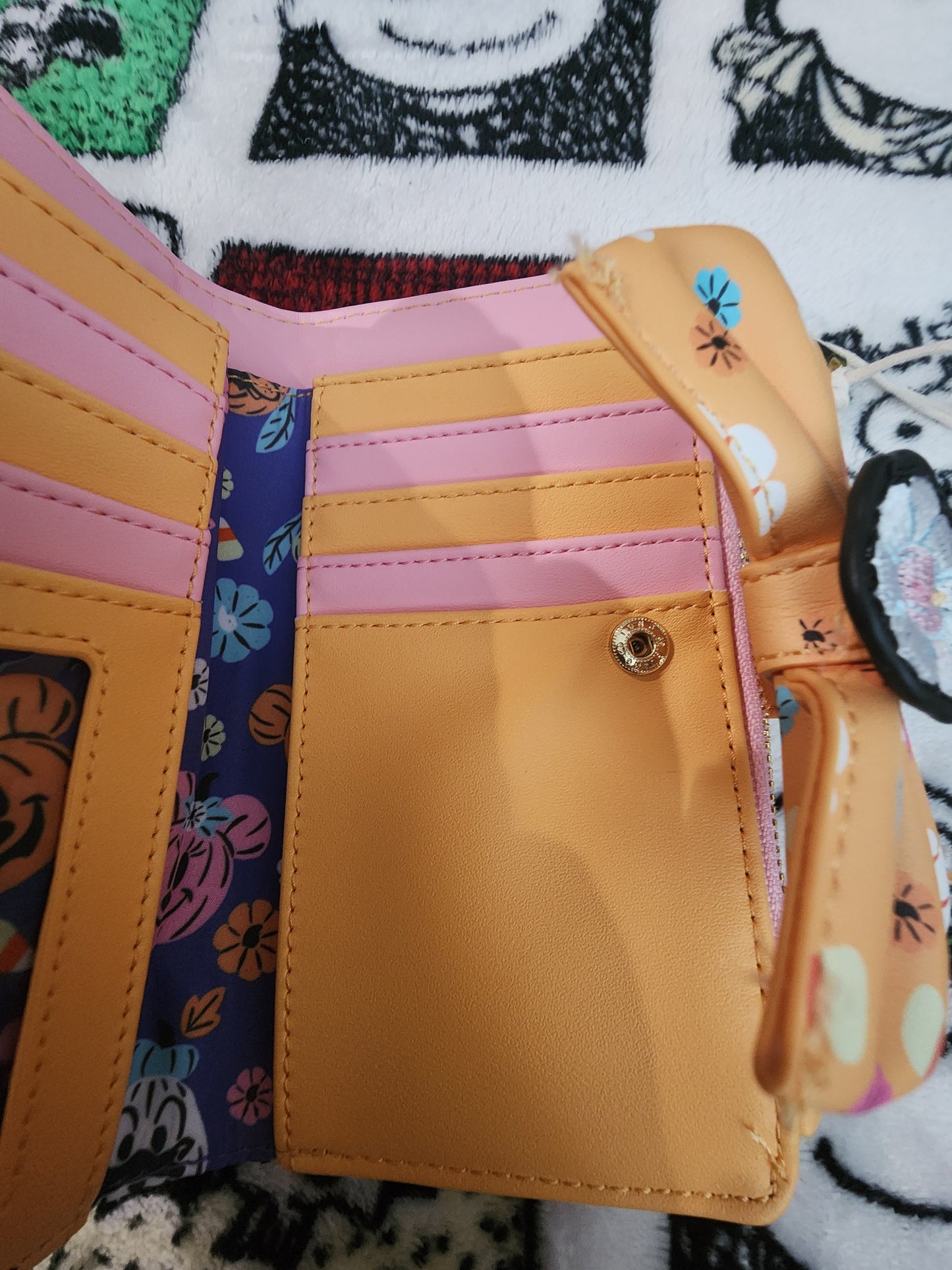 Loungefly Disney Minnie Mouse Halloween Pumpkin Wallet