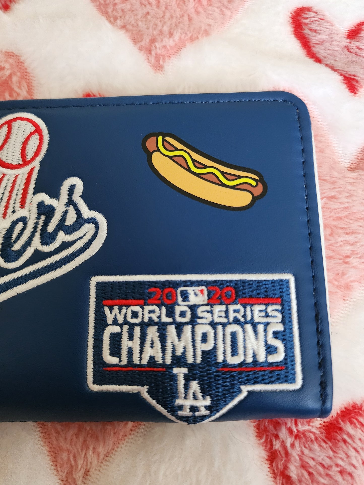Loungefly MLB Los Angeles Dodgers Patches Zip-Around Wallet