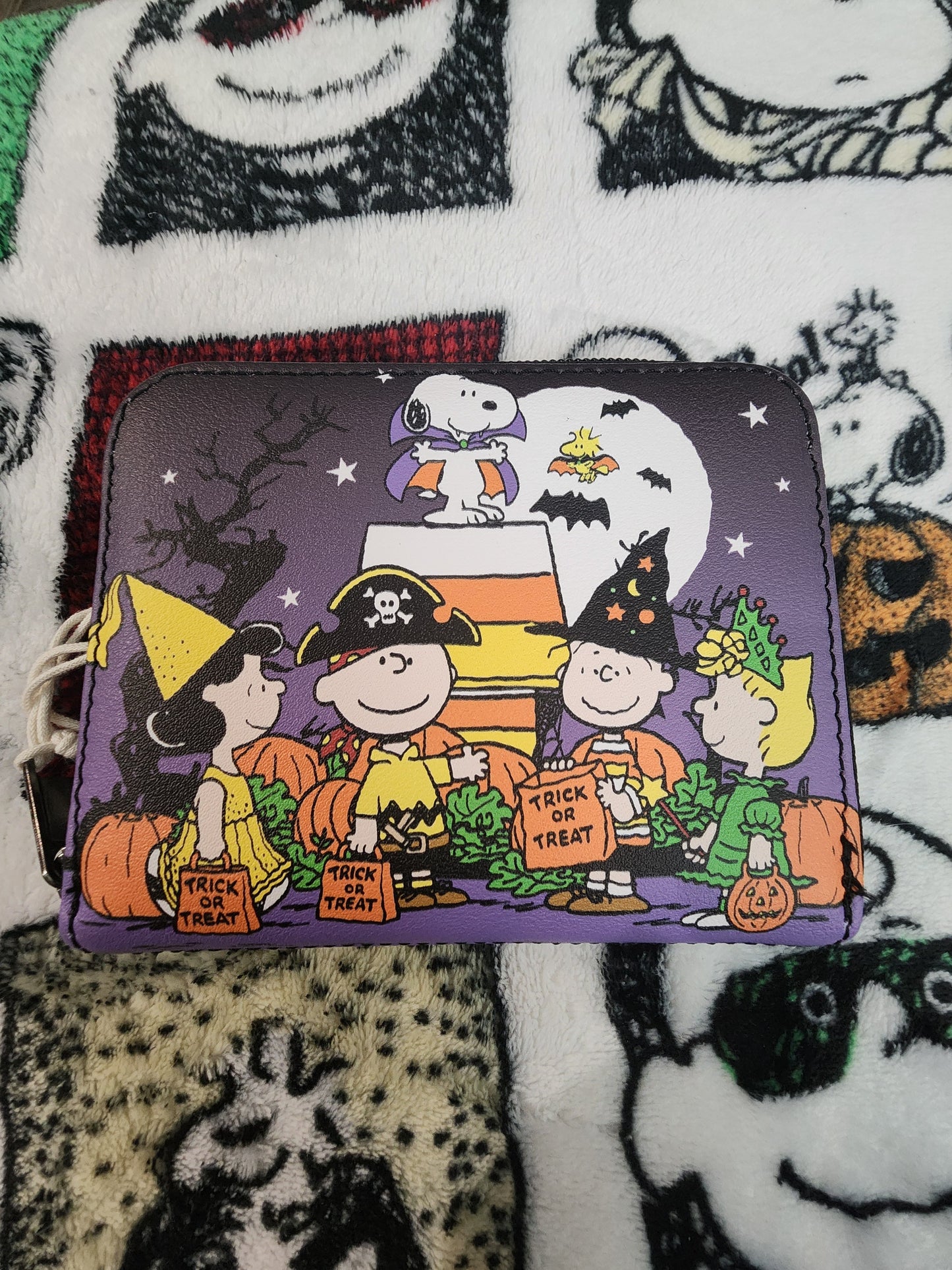 Loungefly Peanuts Characters Trick or Treat Wallet