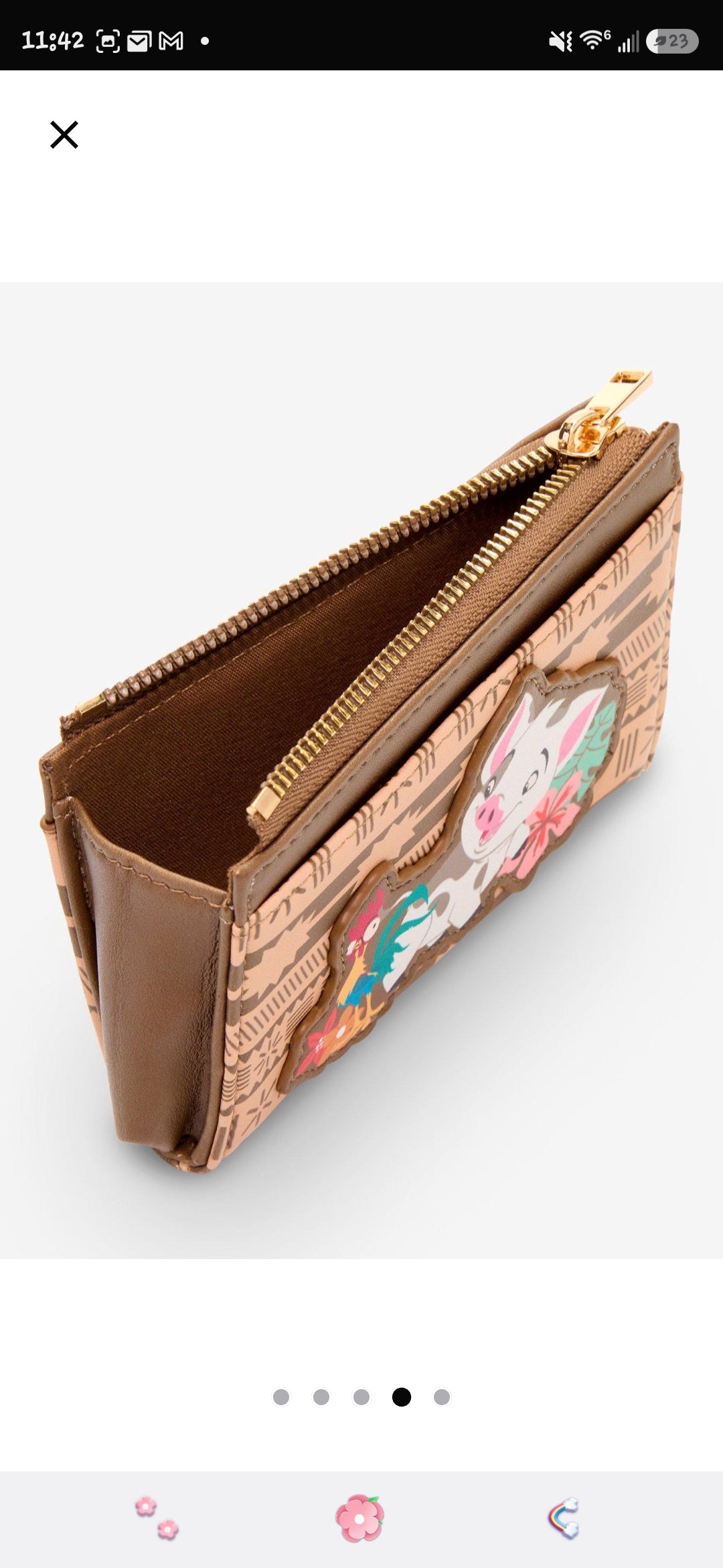 Loungefly Disney Pua and Hei Hei Card Holder